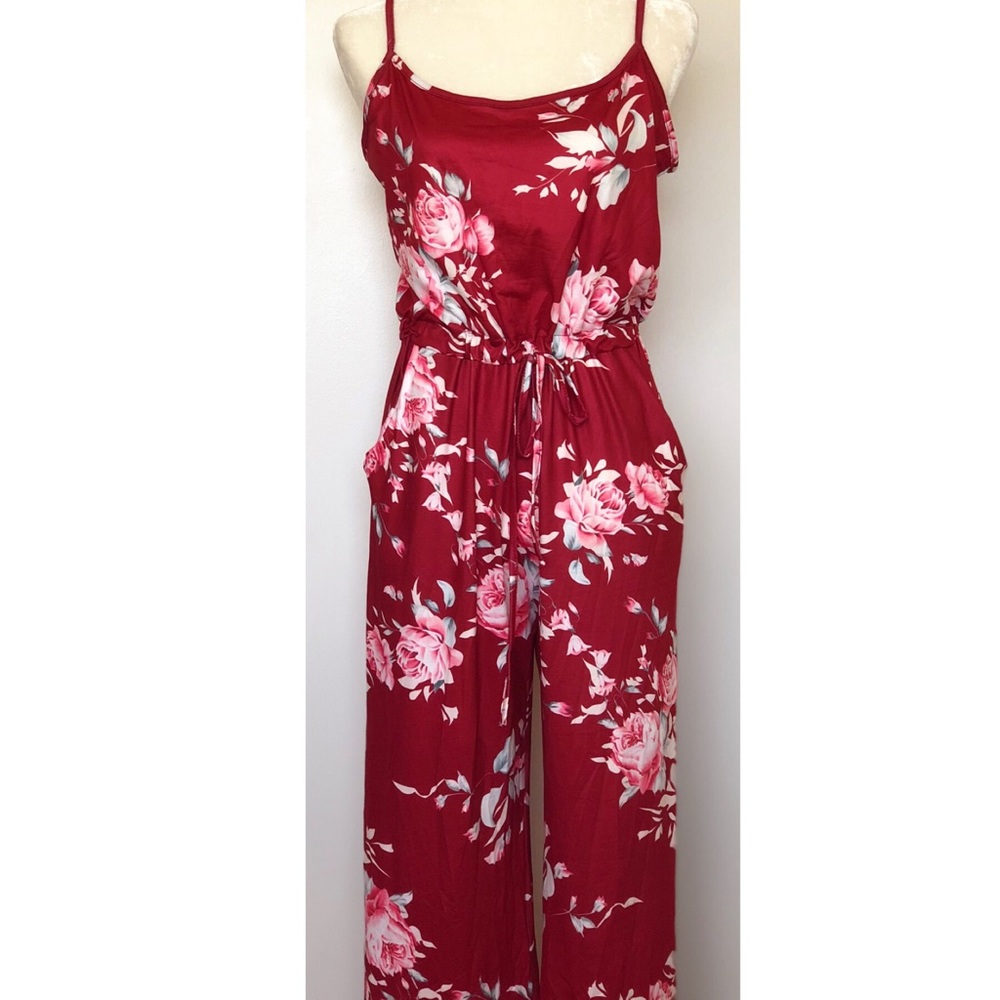 Cute Floral Jumpsuit - Picture 3 of 7